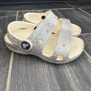 CROCS Toddler Sparkle Waterproof Sandals